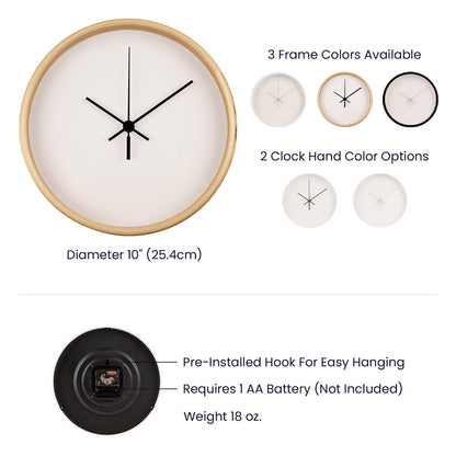 PTSD Awareness “Healing Is Possible” 10" Wooden Wall Clock