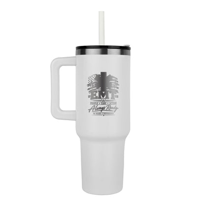 Calm in the Chaos 40oz Engraved EMT Tumbler – EMT Gift