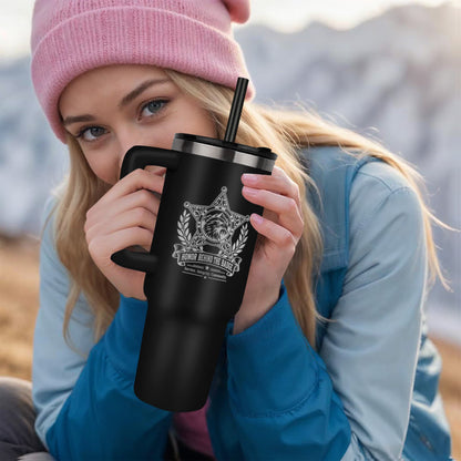 Honor Behind the Badge 40oz Engraved Sheriff Tumbler – Deputy Sheriff Gift