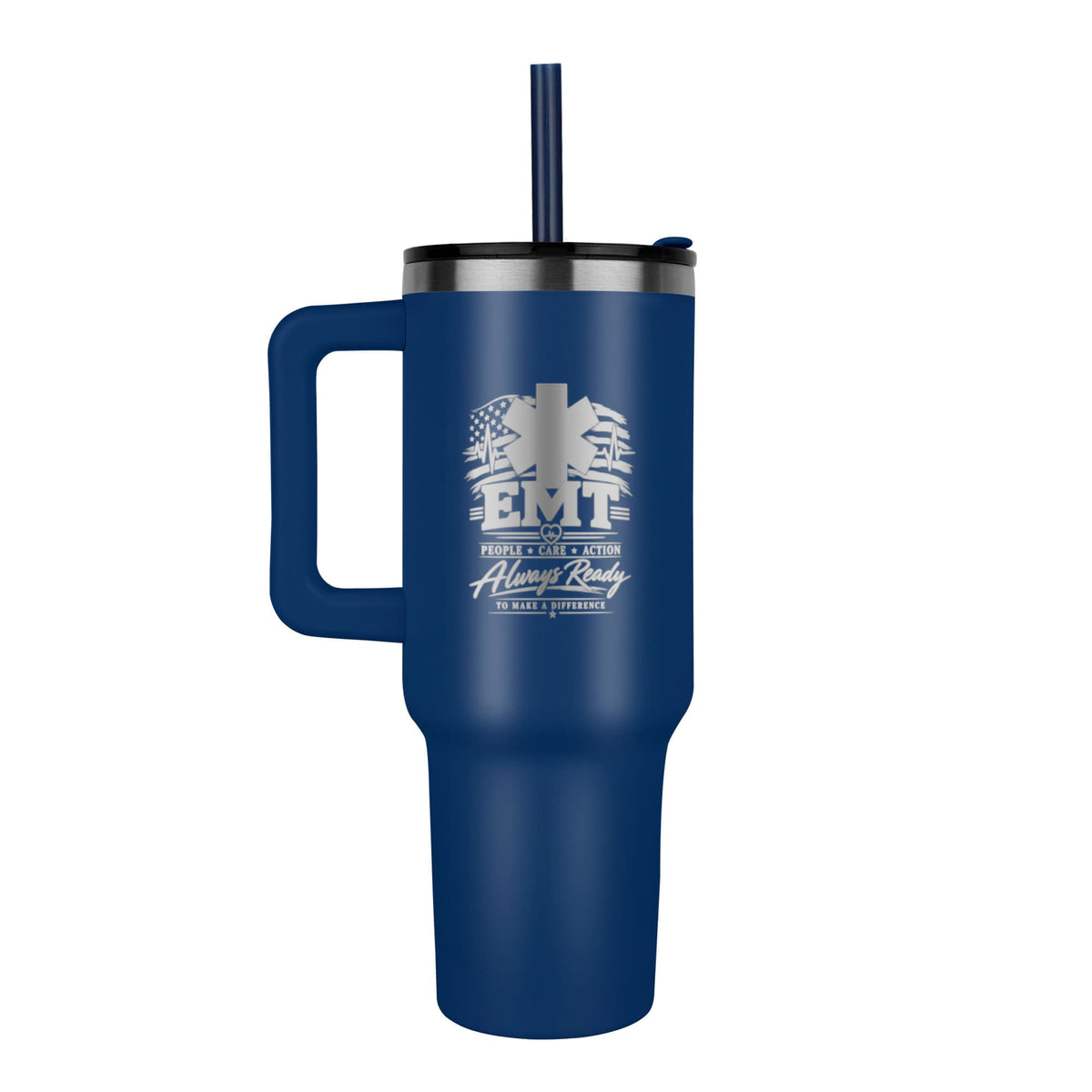 Calm in the Chaos 40oz Engraved EMT Tumbler – EMT Gift
