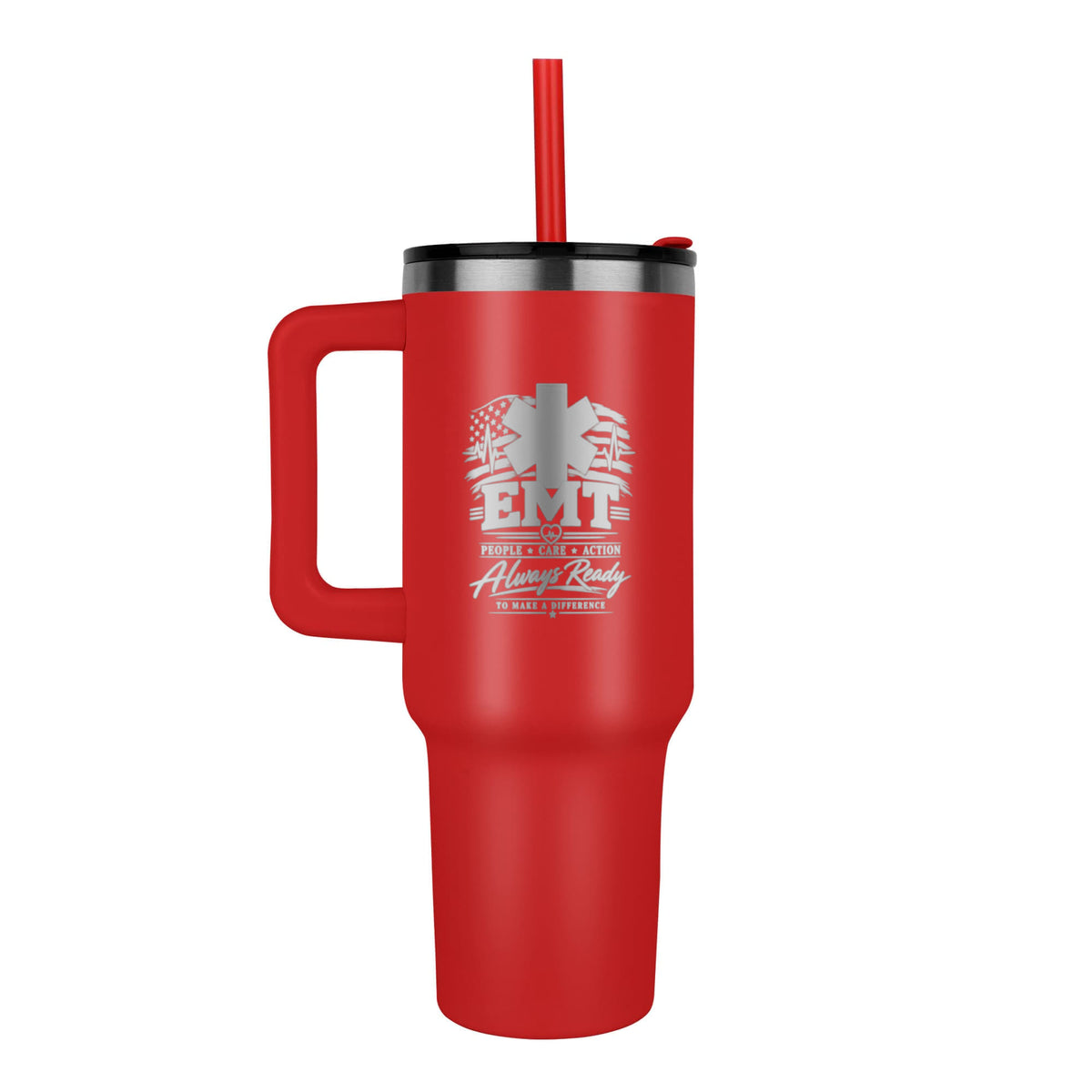 Calm in the Chaos 40oz Engraved EMT Tumbler – EMT Gift