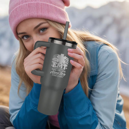 Calm in the Chaos 40oz Engraved EMT Tumbler – EMT Gift