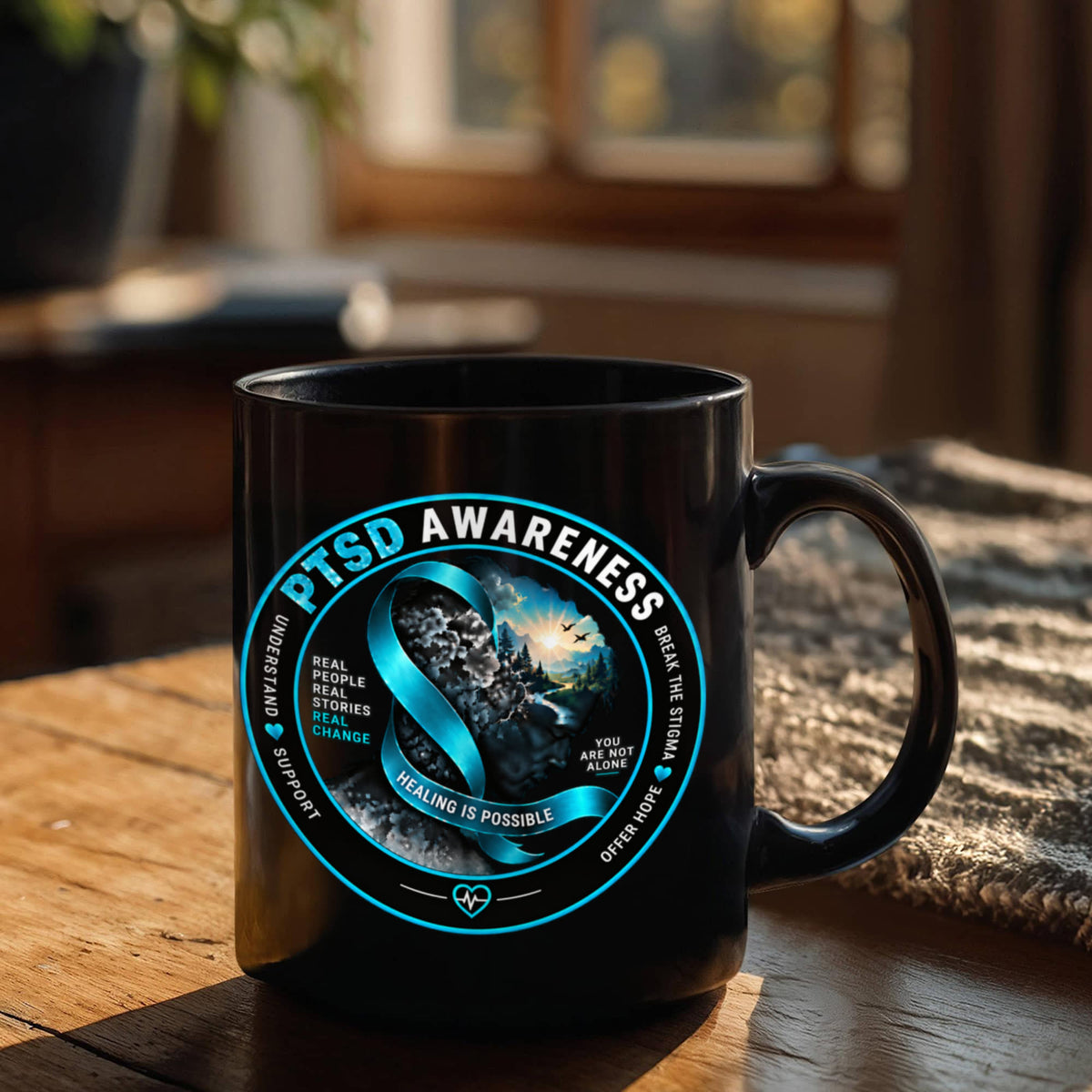 PTSD Awareness Mug | Healing Is Possible | You Are Not Alone