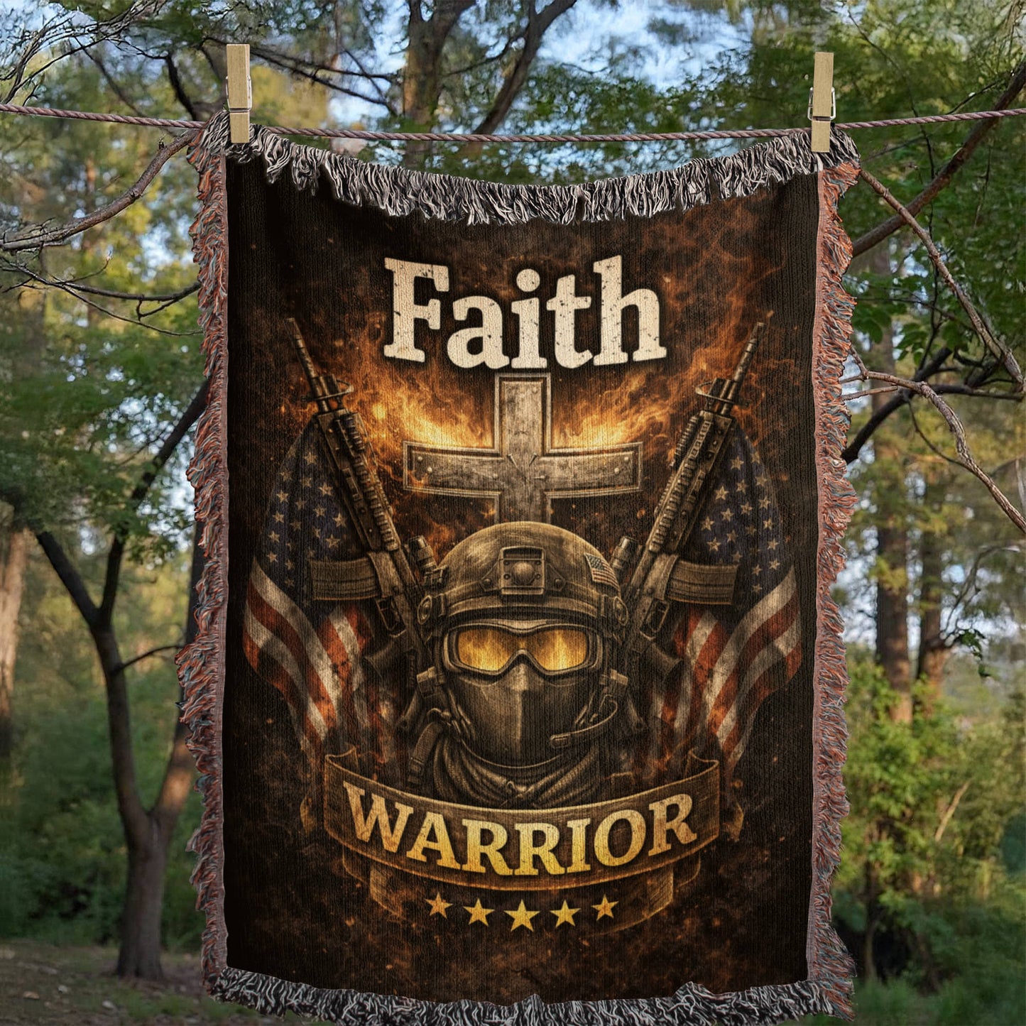 Prayed For Strength Received Purpose Christian Blanket – Faith Comfort Throw - FORGEDnLOVE