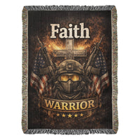 Prayed For Strength Received Purpose Christian Blanket – Faith Comfort Throw - FORGEDnLOVE