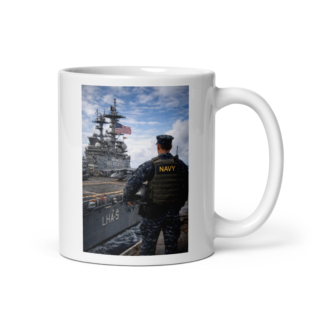 USS Peleliu mug - FORGEDnLOVE